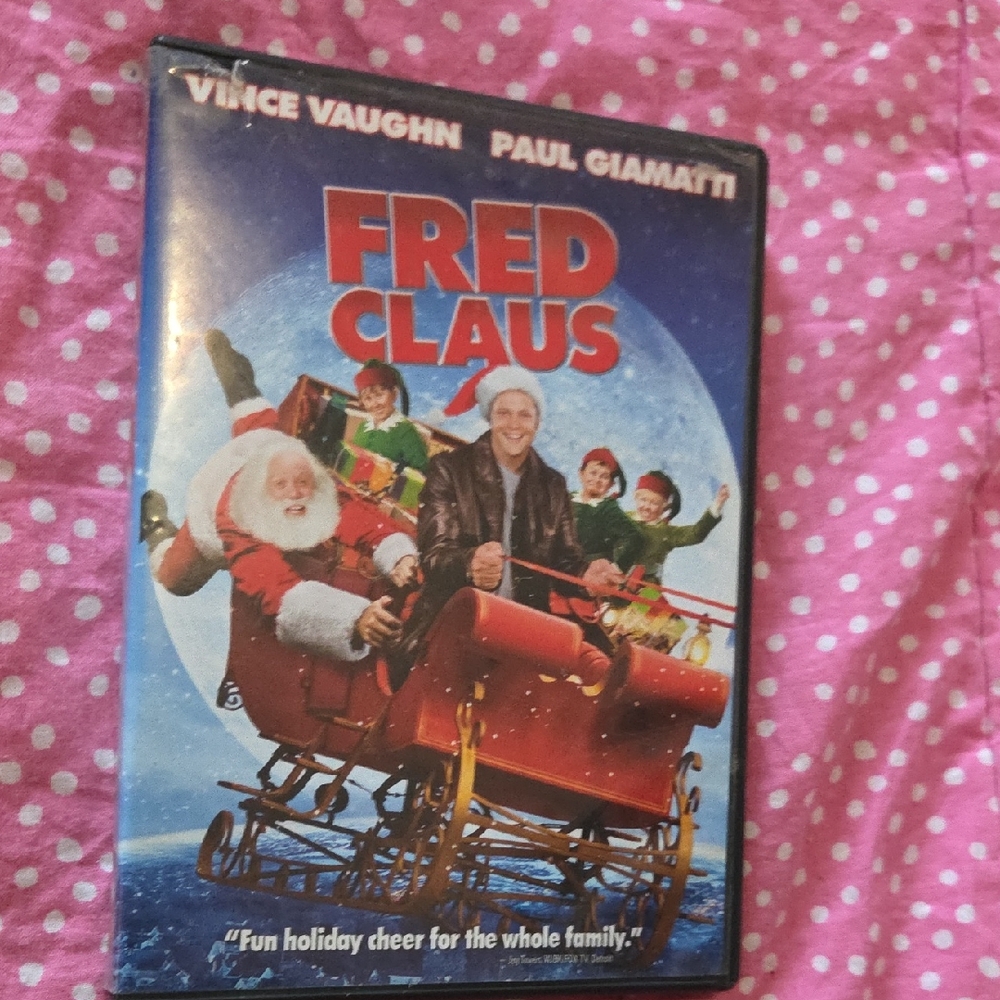 🩵2 For $15🩵Fred Claus DVD - Red & Blue Holiday Cover